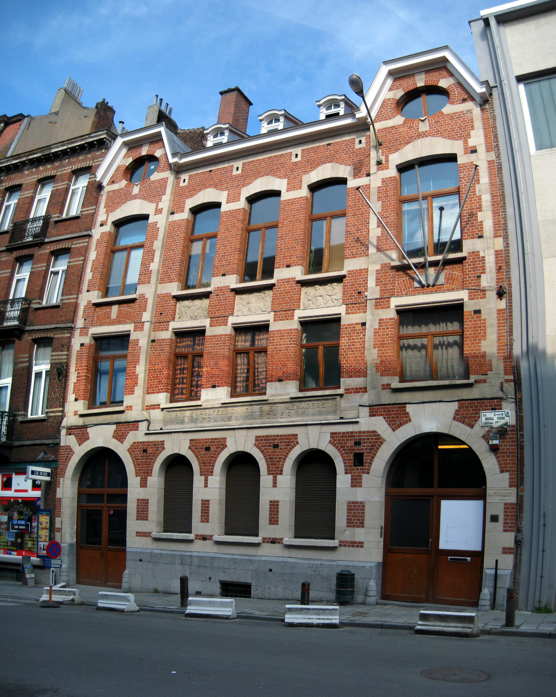 Façade de l'Institut Frans Fischer Façade de l'Institut Frans Fischer