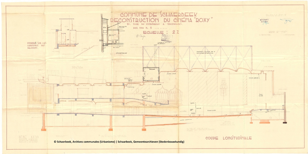 Plan coupe du cinéma