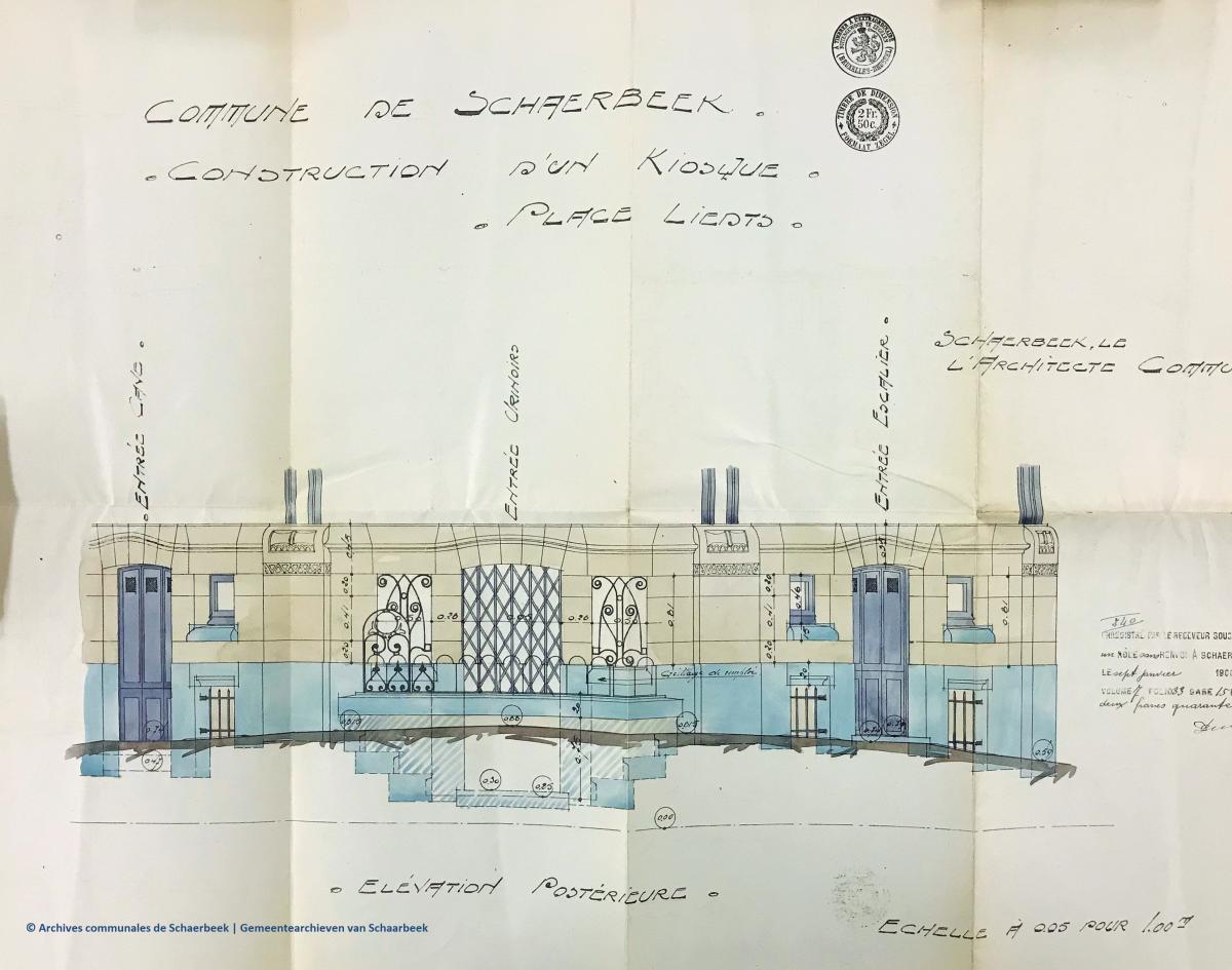 Plan du soubassement