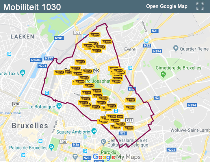 Schaarbeek - fietsparkeren